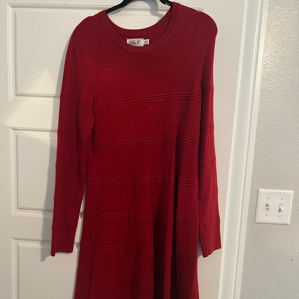 Long sleeve sweater dress